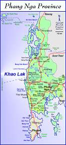 Phang Nga Province Map (10K)